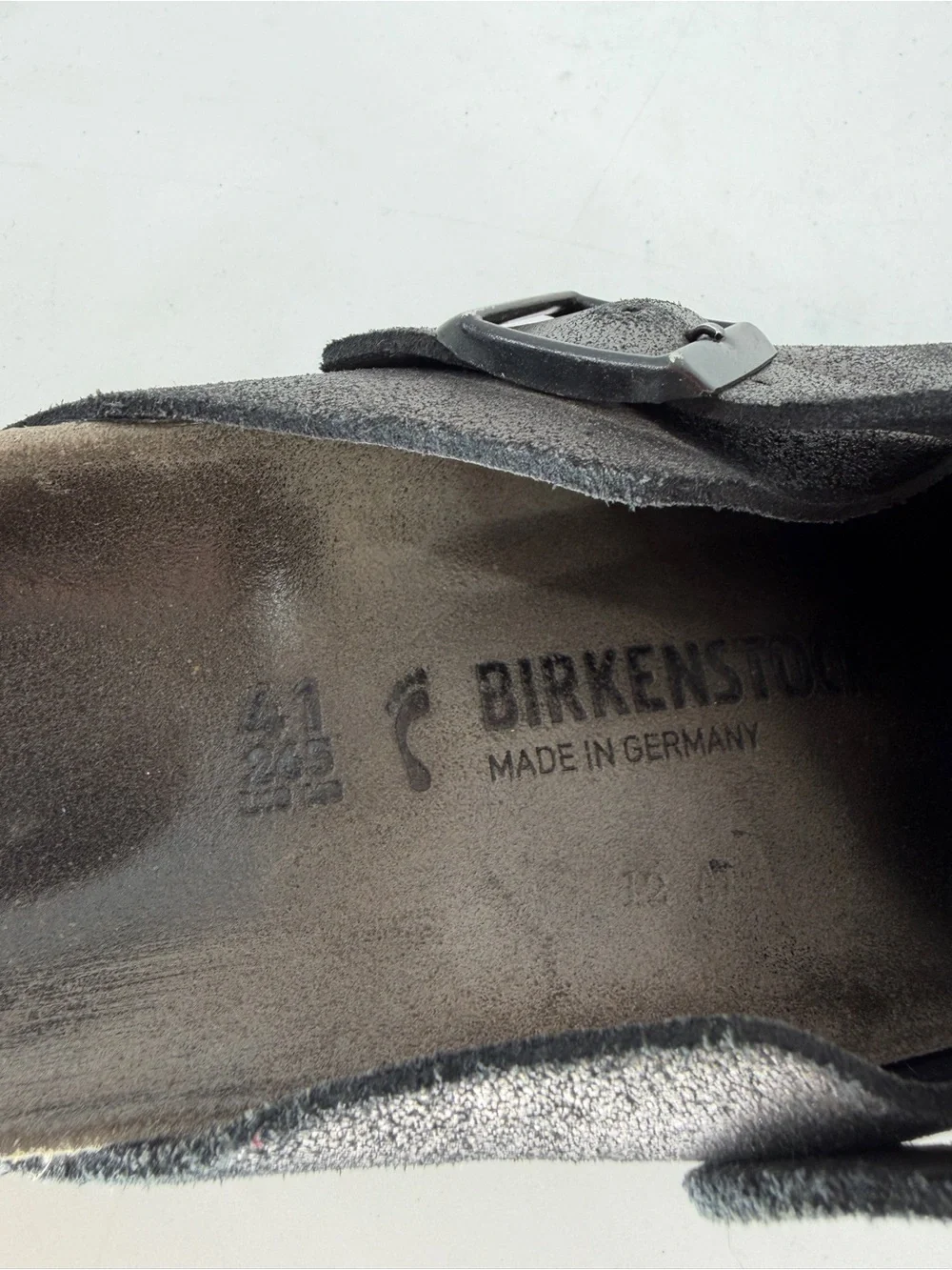 Birkenstock Boston  Metallic Leather Clogs Size 41